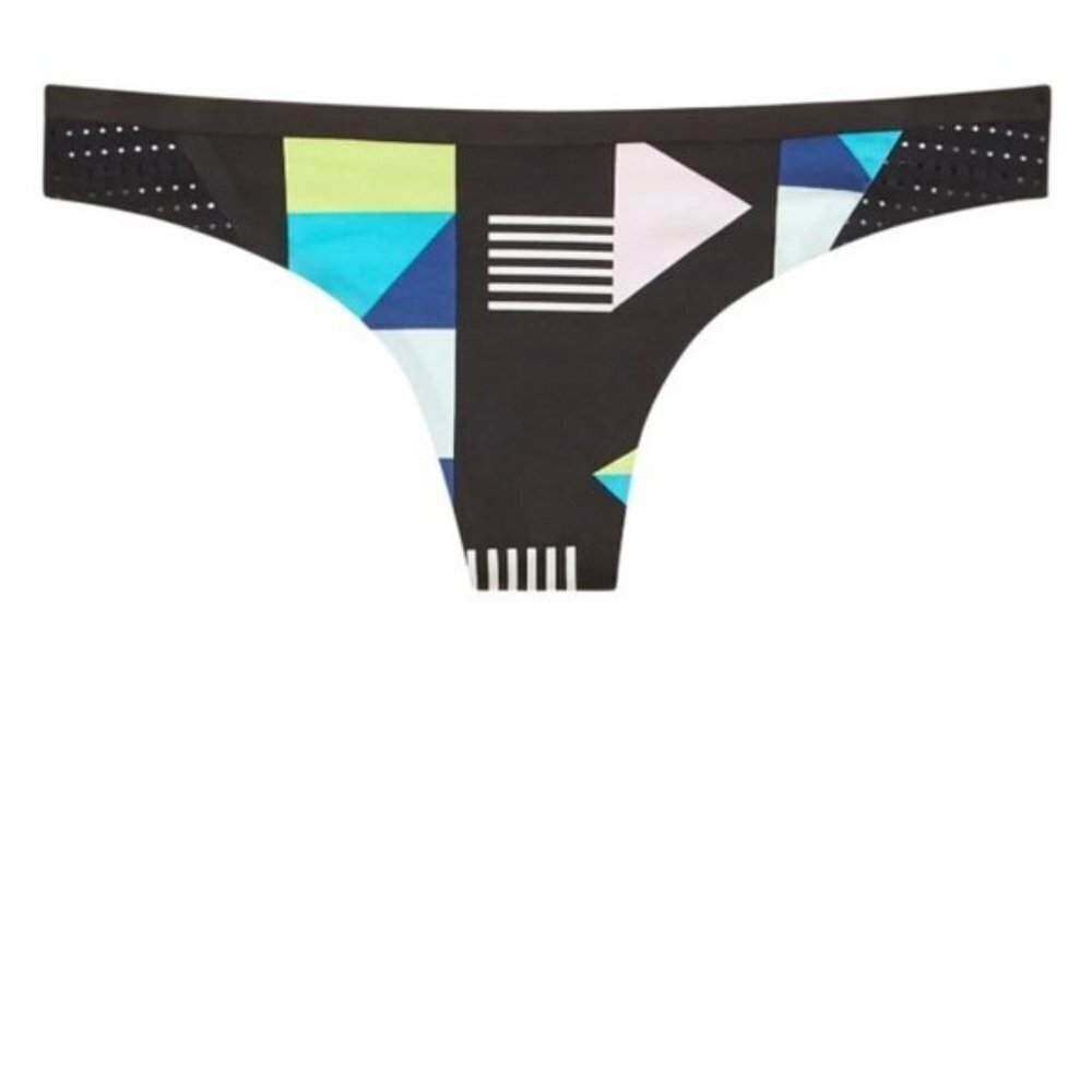 NWT Sam Edelman Bonded Geo Multicolor Thong